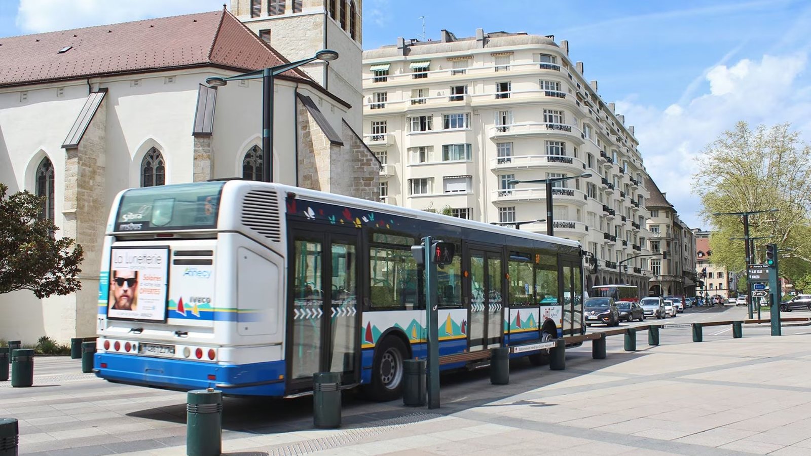A Bus in Annecy City