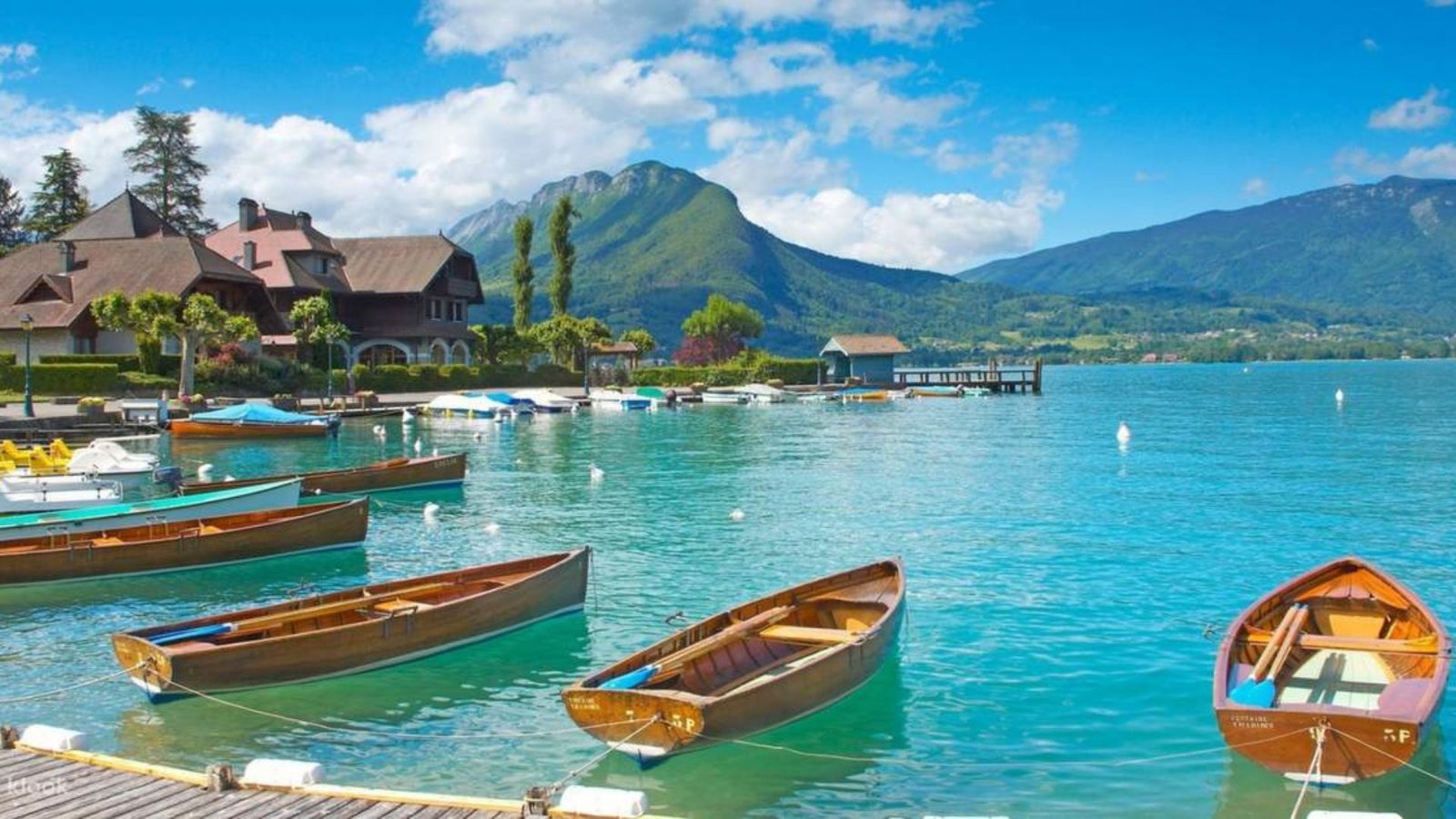 A Boat in Lake Annecy